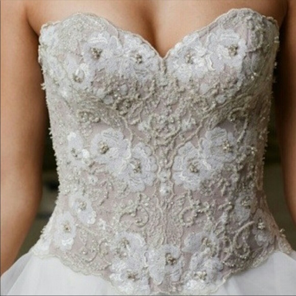 BHLDN wedding Mealin corset by wtoo by watters - Picture 2 of 4